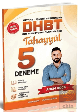 DHBT 5 Deneme Çözümlü