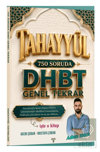 DHBT 750 Soruda Genel Tekrar Adem Çoban Tahayyül Yayınları Satın Al - 