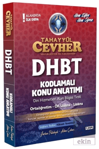 DHBT CEVHER Kodlamalı Konu Anlatımlı
