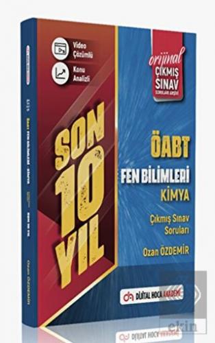 Dijital Hoca 2023 ÖABT Fen Bilimleri Kimya Son 10