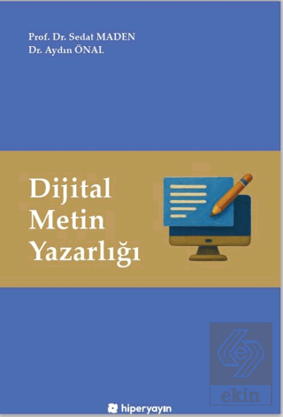 Dijital Metin Yazarlığı Sedat Maden Hiperlink Yayınları Satın Al - eki