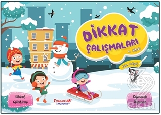 Dikkat Çalışmaları 4. Kitap (Kalem Hediyeli)