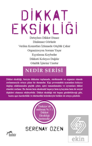Dikkat Eksikliği Serenay Özen Babür Yayınları Satın Al - ekinkitap.com
