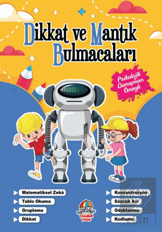 Dikkat Ve Mantık Bulmacaları - Lacivert Kitap