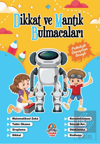 Dikkat Ve Mantık Bulmacaları - Mavi Kitap