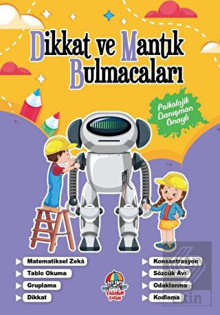 Dikkat Ve Mantık Bulmacaları - Mor Kitap
