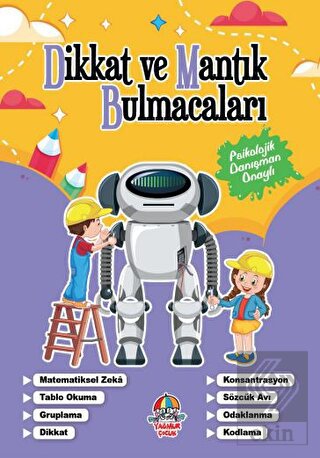 Dikkat Ve Mantık Bulmacaları - Mor Kitap