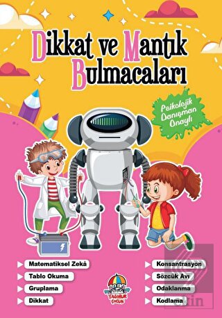 Dikkat Ve Mantık Bulmacaları - Pembe Kitap