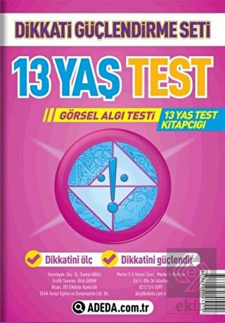 Dikkati Güçlendirme Seti 13 Yaş Test
