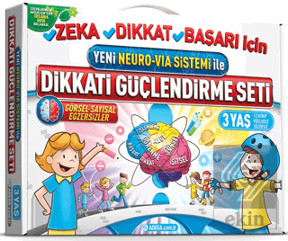 Dikkati Güçlendirme Seti 3 Yaş - Yeni Neoro - Via