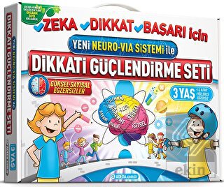 Dikkati Güçlendirme Seti 3 Yaş - Yeni Neoro - Via