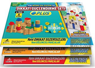 Dikkati Güçlendirme Seti Plus (3 Kitap Materyalsiz