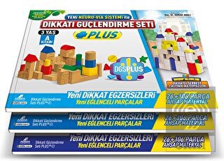 Dikkati Güçlendirme Seti Plus (3 Kitap Materyalsiz