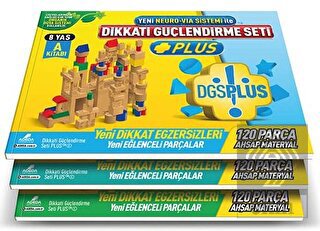 Dikkati Güçlendirme Seti Plus (3 Kitap Materyalsiz