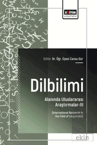 Dilbilimi Alanında Uluslararası Araştırmalar - 3
