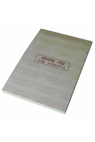 DİLMAN SİPARİŞ FİŞİ 2X50 3 NÜSHA