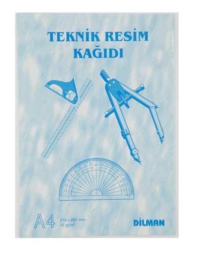 DİLMAN TEKNİK RESİM KAĞIDI  A4  DİK