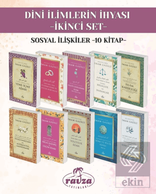 Dini İlimlerin İhyası İkinci Set Sosyal İlişkiler (10 kitap)