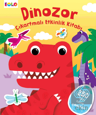 Dinozor Çıkartmalı Etkinlik Kitabı