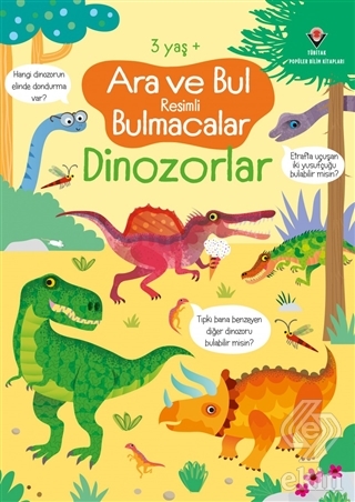 Ara ve Bul Resimli Bulmacalar Dinozorlar