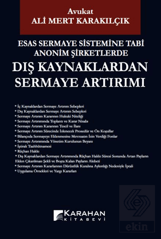 Dış Kaynaklardan Sermaye Artırımı