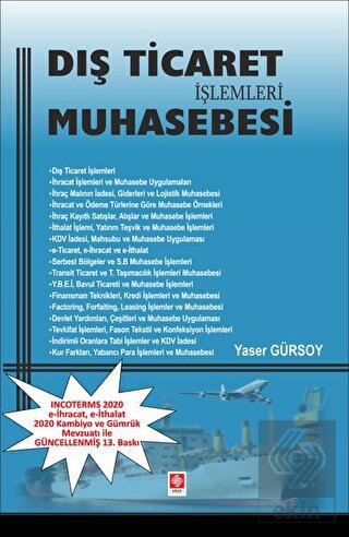 Dış Ticaret Muhasebesi Yaser Gürsoy