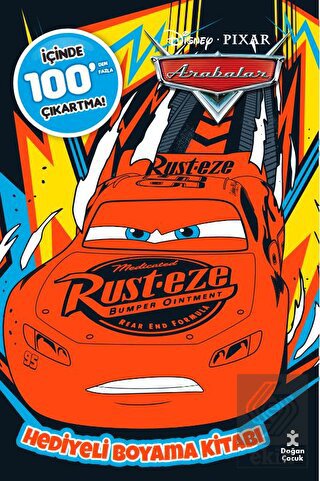 Disney Arabalar 100+ Çıkartma Hediyeli Boyama Kita