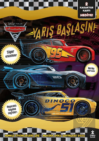 Disney Arabaları - Parıltılı Etkinlikler Kitabı