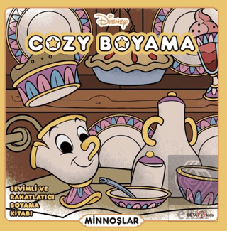 Disney Cozy Boyama, Sevimli ve Rahatlatıcı Boyama Kitabı - Minnoşlar