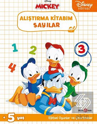 Disney Eğitsel Çıkartmalı Alıştırma Kitabım Sayıla