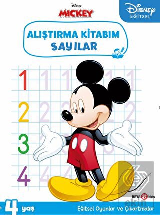 Disney Eğitsel Çıkartmalı Mickey Alıştırma Kitabım
