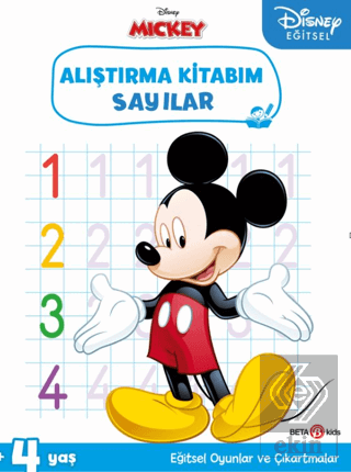 Disney Eğitsel Çıkartmalı Mickey Alıştırma Kitabım
