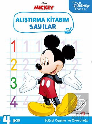 Disney Eğitsel Çıkartmalı Mickey Alıştırma Kitabım
