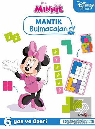 Disney Eğitsel Minnie Çıkartmalı Mantık Bulmacalar