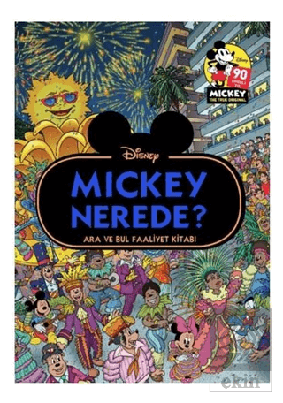 Disney Mickey Nerede? Ara ve Bul Faaliyet Kitabı