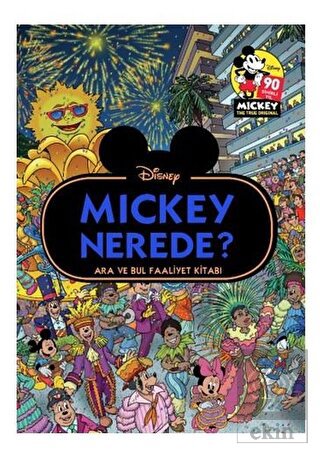 Disney Mickey Nerede? Ara ve Bul Faaliyet Kitabı