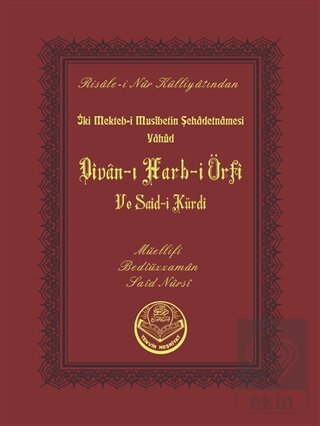 Divan-ı Harb-i Örfi ve Said-i Kürdi (Çanta Boy)