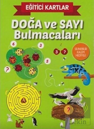Doğa ve Sayı Bulmacaları - Eğitici Kartlar