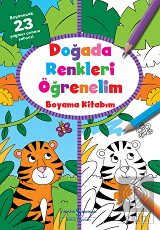 Doğada Renkleri Öğrenelim Boyama Kitabım
