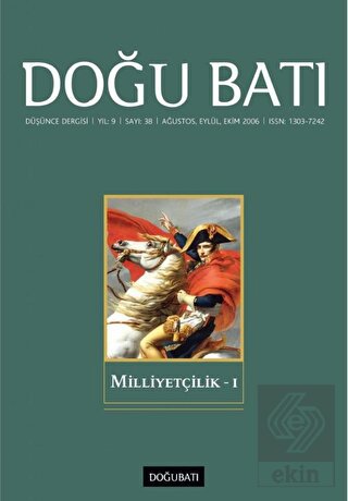 Doğu Batı Düşünce Dergisi Sayı: 38 Milliyetçilik 1