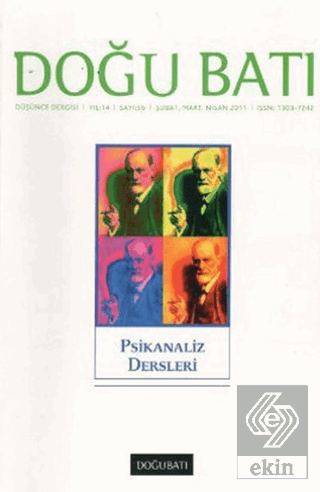 Doğu Batı Düşünce Dergisi Sayı: 56 Psikanaliz Ders