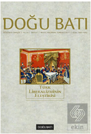 Doğu Batı Düşünce Dergisi Sayı: 57 Türk Liberalizm