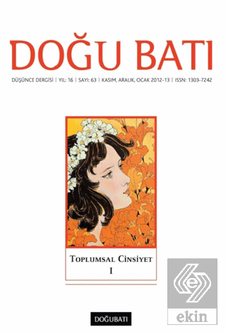 Doğu Batı Düşünce Dergisi Sayı: 63 Toplumsal Cinsi