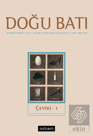Doğu Batı Düşünce Dergisi Yıl: 22 Sayı: 87 - Çeviri - 1