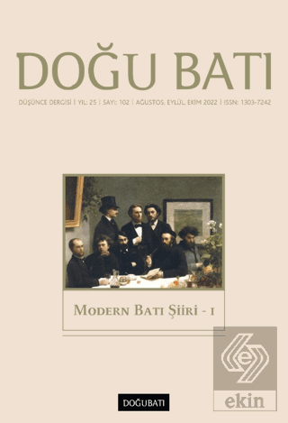 Doğu Batı Düşünce Dergisi Yıl: 25 Sayı: 102 - Modern Batı Şiiri 1