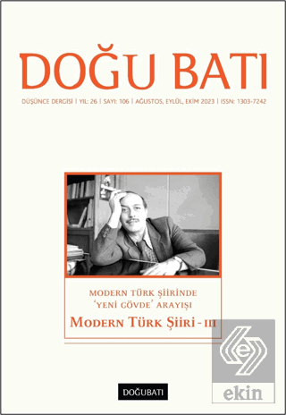Doğu Batı Düşünce Dergisi Yıl: 26 Sayı: 106 - Modern Türk Şiiri 3