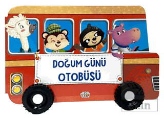 Doğum Günü Otobüsü Tekerlekli Kitaplar