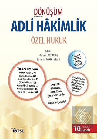 Dönüşüm Adli Hakimlik - Özel Hukuk