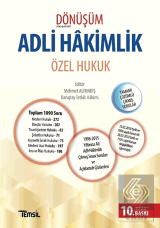Dönüşüm Adli Hakimlik - Özel Hukuk