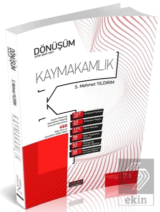 Dönüşüm Kaymakamlık Soru Bankası